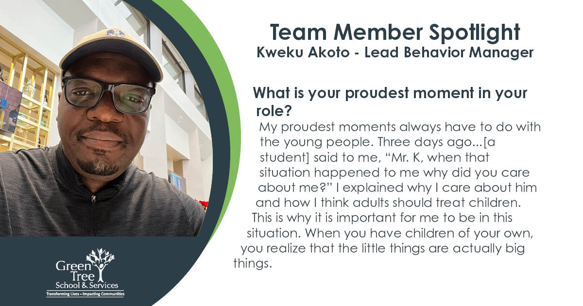 Team Member Spotlight Kweku Akoto