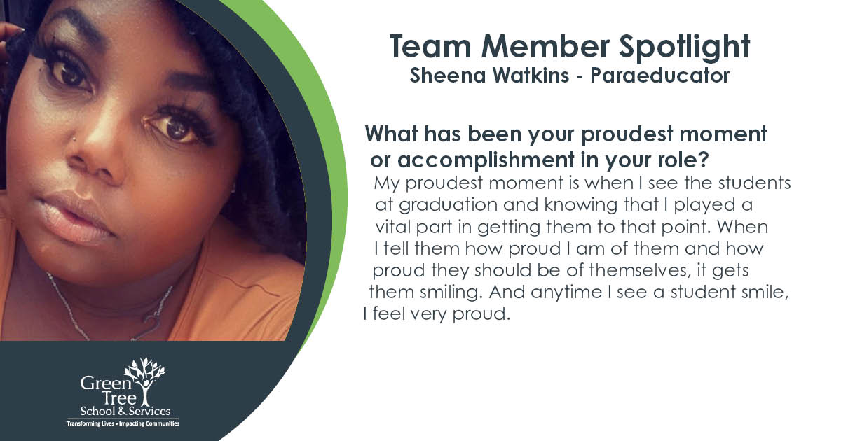 Team Member Spotlight: Sheena Watkins